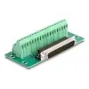 טרמינל בלוק DIN rail בחיבור הברגה לתקע D-Sub 37 pin צבע ירוק DELOCK | 66913