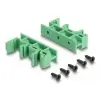 טרמינל בלוק DIN rail בחיבור הברגה לתקע D-Sub 37 pin צבע ירוק DELOCK | 66913