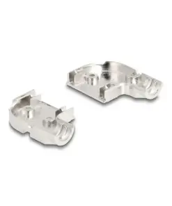 מכסה למחבר D-Sub 9 pin בזווית 90° צבע כסף DELOCK | 67023