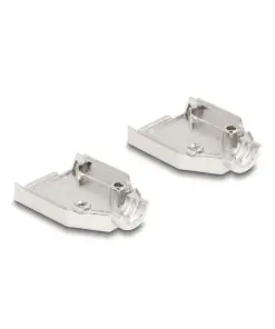 מכסה למחבר D-Sub 9 pin צבע כסף DELOCK | 67024
