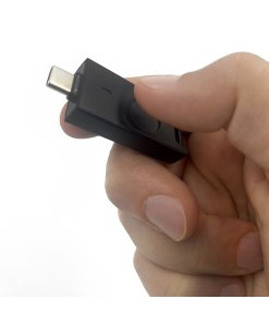 מפתח אבטחה C FIDO2.1 U2F ו-TOTP עם הגנת טביעות אצבע שחור Token | T2F2-Bio2-TypeC