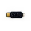 מפתח אבטחה FIDO2 U2F ו-TOTP עם מחברי NFC USB-A שחור Token | T2F2-Dual