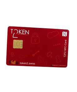 מפתח אבטחה FIDO2 U2F ו-TOTP שחור Token | T2F2-NFC-Card