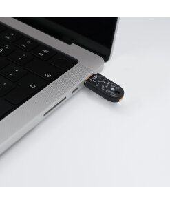 מפתח אבטחה FIDO2 U2F ו-TOTP שחור Token | T2F2-NFC-Slim