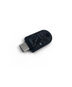 מפתח אבטחה FIDO2 U2F ו-TOTP שחור Token | T2F2-NFC-Slim-TypeC