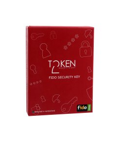 מפתח אבטחה FIDO2 U2F ו-TOTP שחור Token | T2F2-TypeC