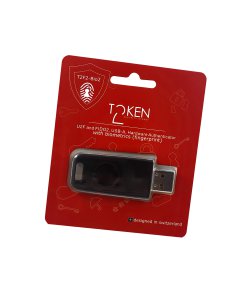 מפתח אבטחה FIDO2.1 U2F ו-TOTP עם הגנת טביעות אצבע שחור Token | T2F2-Bio2