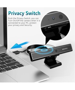 מצלמת רשת אינטרנט IR תומכת זיהוי פנים Face Recognition בצבע שחור KAYSUDA | CA20