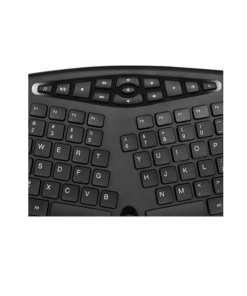 מקלדת חוטית מפוצלת TruForm עם גלגל גלילה מובנה בצבע שחור Adesso | AKB-160UB