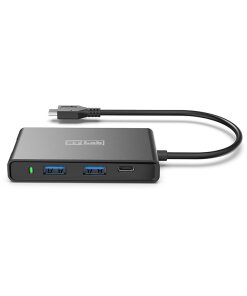 מתאם USB-C 10Gbps מרובה יציאות בצבע שחור ST-LAB | U-2670