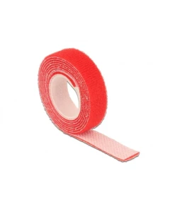 סרט צמדן סקוטש דו צדדי בצבע אדום DELOCK | 18717