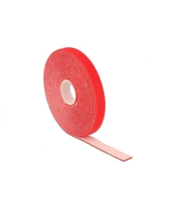 סרט צמדן סקוטש דו צדדי בצבע אדום DELOCK | 18719