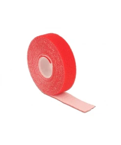 סרט צמדן סקוטש דו צדדי בצבע אדום DELOCK | 18722
