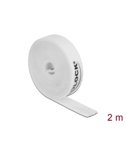 סרט צמדן סקוטש דו צדדי בצבע לבן DELOCK | 18386