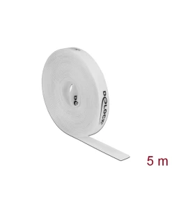 סרט צמדן סקוטש דו צדדי בצבע לבן DELOCK | 18387