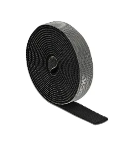 סרט צמדן סקוטש דו צדדי בצבע שחור DELOCK | 18383