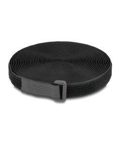 סרט צמדן סקוטש דו צדדי עם לולאה בצבע שחור DELOCK | 19111