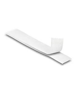 סרט צמדן סקוטש לתפירה תעשייתי זכר ונקבה עמיד בחום גבוה עד 120 מעלות בצבע לבן DELOCK | 20918