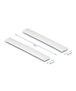 סרט צמדן סקוטש לתפירה תעשייתי זכר ונקבה עמיד בחום גבוה עד 120 מעלות בצבע לבן DELOCK | 20920