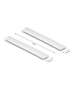 סרט צמדן סקוטש לתפירה תעשייתי זכר ונקבה עמיד בחום גבוה עד 120 מעלות בצבע לבן DELOCK | 20921