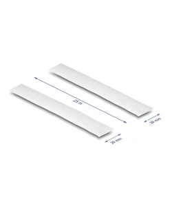 סרט צמדן סקוטש לתפירה תעשייתי זכר ונקבה עמיד בחום גבוה עד 120 מעלות בצבע לבן DELOCK | 20922