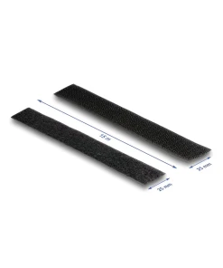 סרט צמדן סקוטש לתפירה תעשייתי זכר ונקבה עמיד בחום גבוה עד 120 מעלות בצבע שחור DELOCK | 20851