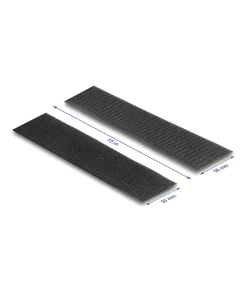 סרט צמדן סקוטש לתפירה תעשייתי זכר ונקבה עמיד בחום גבוה עד 120 מעלות בצבע שחור DELOCK | 20854