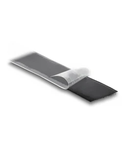 סרט צמדן סקוטש תעשייתי עם דבק דו צדדי זכר ונקבה עמיד בחום גבוה עד 120 מעלות בצבע שחור DELOCK | 20862