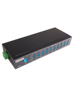 רכזת USB3.0 10Gbps מרובה יציאות בצבע שחור ST-LAB | IU-160