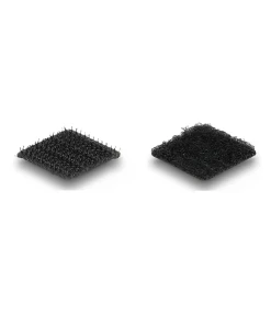 רפידות צמדן סקוטש מרובעות עם דבק עצמי זכר ונקבה סט 64 יח' צבע לבן DELOCK | 19097