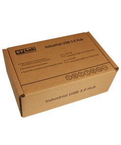 תחנת עגינה USB3.0 10Gbps מרובה יציאות בצבע שחור ST-LAB | IU-140
