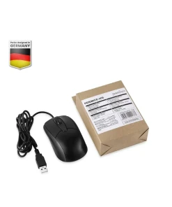 עכבר חוטי ארגונומי בצבע שחור Perixx | PERIMICE-209 | Wired USB Mouse