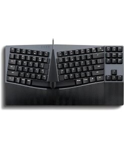 מקלדת חוטית ארגונומית בצבע שחור Perixx | PERIBOARD-335BR | Wired Ergonomic TKL Tactile Mechanical US KB