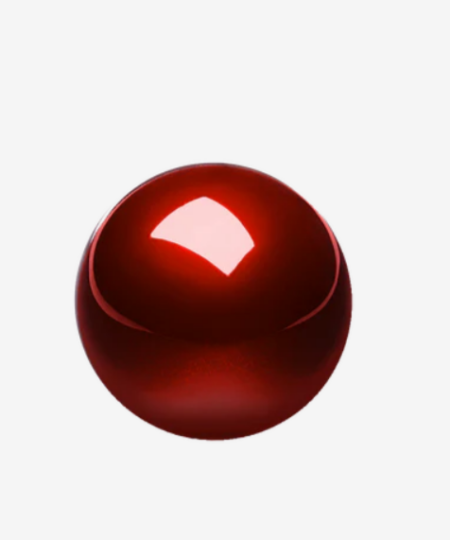 כדור גלגלת לעכבר ארגונומי בצבע אדום Perixx | PERIPRO-304GLR | Red 1.34 Inch (34mm) Replacement Trackball