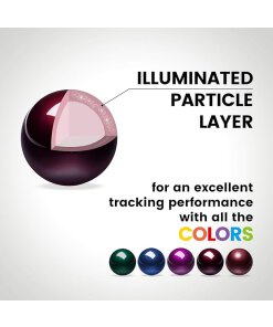 כדור גלגלת לעכבר ארגונומי בצבע בורדו Perixx | Peripro-303GR | Glossy Red 1.34 Inch (34mm) Replacement Trackball