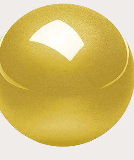 כדור גלגלת לעכבר ארגונומי בצבע זהב Perixx | PERIPRO-303GGO | Glossy Gold 1.34 Inch (34mm) Replacement Trackball