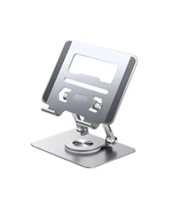 מעמד שולחני לטאבלט\אייפד iPad/Tablet מסתובב 360° ממתכת בצבע אפור 2Connect | 2CSTTB18