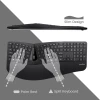 מקלדת אלחוטית ארגונומית בצבע שחור Perixx | PERIDUO-605 | Wireless 2.4GHz Ergonomic Set: Split Full Size Keyboard and Vertical Mouse