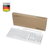 מקלדת חוטית ארגונומית בצבע לבן Perixx | PERIBOARD-106-W | Wired White Full-Size Keyboard