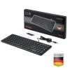 מקלדת חוטית ארגונומית בצבע שחור Perixx | PERIBOARD-213-C | Wired Compact 90% Keyboard with Low-Profile