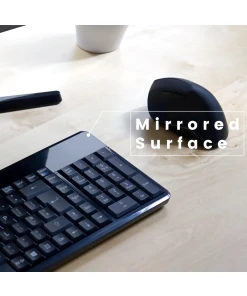 מקלדת חוטית ארגונומית בצבע שחור Perixx | PERIBOARD-220-H | Wired Compact 75% Keyboard with Numpad and Extra USB Ports