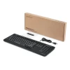 מקלדת חוטית ארגונומית בצבע שחור Perixx | PERIBOARD-313 | Wired USB Backlit Touchpad Keyboard Extra USB Ports