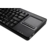 מקלדת חוטית ארגונומית בצבע שחור Perixx | PERIBOARD-315 | Wired Backlit Touchpad Compact Keyboard with Extra USB Ports