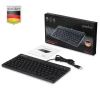 מקלדת חוטית ארגונומית בצבע שחור Perixx | PERIBOARD-326 | Wired USB Mini Backlit 70% Tenkeyless Keyboard Low Profile Keys