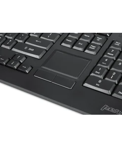 מקלדת חוטית ארגונומית בצבע שחור Perixx | PERIBOARD-513 | Wired USB Backlit Fullsize Keyboard with Touchpad and Mouse Function