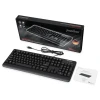 מקלדת חוטית ארגונומית בצבע שחור Perixx PERIBOARD-517-B Wired Washable Black USB Keyboard