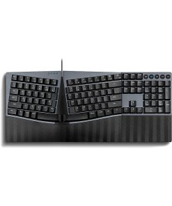 מקלדת חוטית ארגונומית בצבע שחור Perixx | PERIBOARD-535BL | Wired Ergonomic Mechanical Clicky US KB