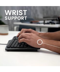 מקלדת חוטית ארגונומית בצבע שחור Perixx | PERIBOARD-535BR | Wired Ergonomic Mechanical Tactile US KB