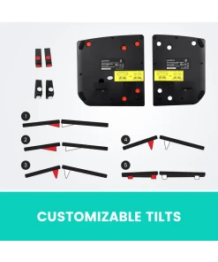 מקלדת חוטית ארגונומית בצבע שחור Perixx | PERIBOARD-624 | Wireless Split Mini Keyboard with Seperation