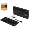 מקלדת חוטית ארגונומית בצבע שחור Perixx | PERIBOARD-732B | Wireless Backlit Mini Scissor Keyboard